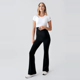 Spanish Viscose Flare Maternity Leggings