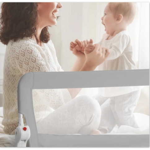 180*65 cm bed barrier, bed railing gray