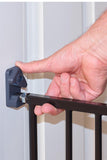62-102 cm Metal Extending Security Door Black