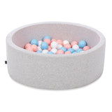 Bubble Pops Ball Pool Light Gray 150 balls / Blue, White, Pink
