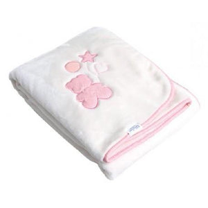 LUXURY BLANKET WITH EMBROIDERY 80-110 CM - Mommy And Me
