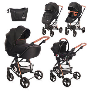 Stroller Set CRYSTA 3 in 1 + Mama bag - Mommy And Me