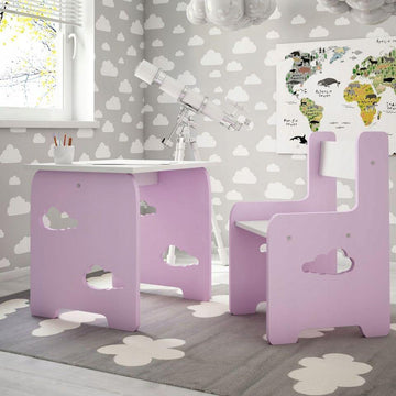 Cloud desk with chair - Mommy And Me