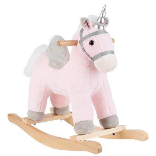 Pink Horse Rocking Toy with Seat - Mommy And Me