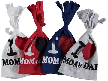 Baby hat i love mom&dad - Mommy And Me