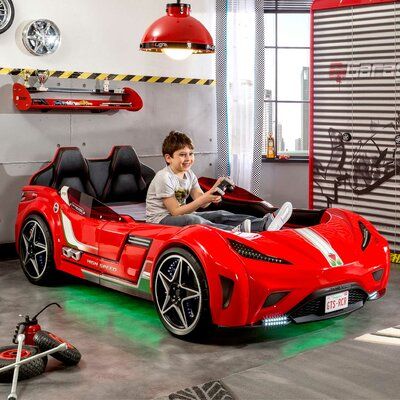 GTS Car Bed Red 99*191 cm