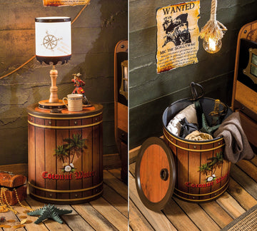 Pirate gallon night stand