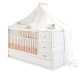 Romantic St Convrtible Baby Bed (75x160 Cm)