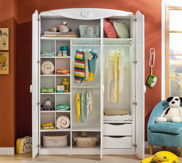 BABY COTTON 3 DOOR WARDROBE