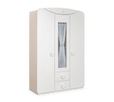 Baby Cotton 3 Doors Wardrobe With Window