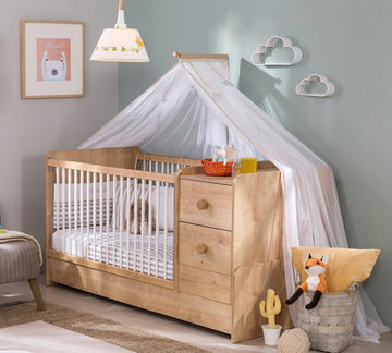 Mocha St Growing Bed (75x160 cm) - Mommy And Me
