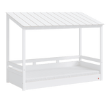 Montes White Bed With Wooden Roof 90*200
