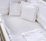 White Baby Bedding Set (70x130 Cm)
