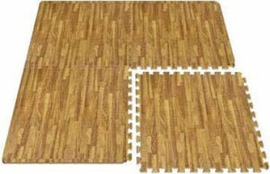Puzzle mat wooden color 60*60 cm 4 pieces