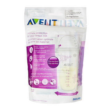 Breast Milk Storage Bag 180ml, 25-Count