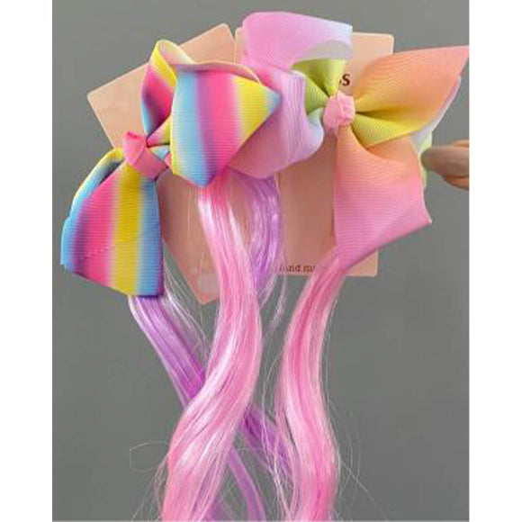 RAINBOW Hair Clip In Extensions/ 1