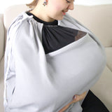 BREASTFEEDING COVER... WITH TULLE WINDOW