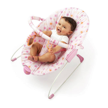 Bright Starts Delightful Daisy Cradling Bouncer Bouncer  (Pink)