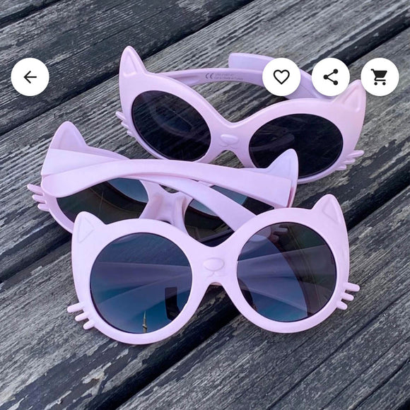 Pink cat sunglasses