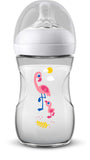 Philips Avent Natural Plastic Bottle - Flamingo 260ml