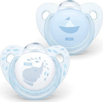 Trendline Silicone Soother, Baby Blue, 6-18M, Pack Of 2