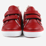 RED VECTOR WALKING AND SPORTS SHOES FOR CHILDREN