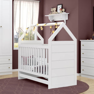 Montessori Bed Mini Crib - White