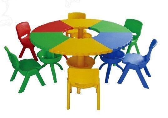 kids study table plastic(chairs not include ) - Mommy And Me