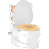 Educational Fun Toilet Bowl, Cat Design