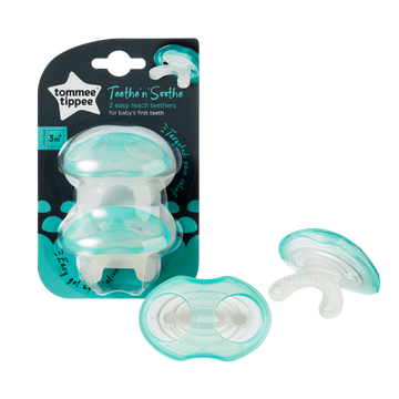 Teethe ‘n’ Soothe Massage Teethers, Bite and Chew-proof