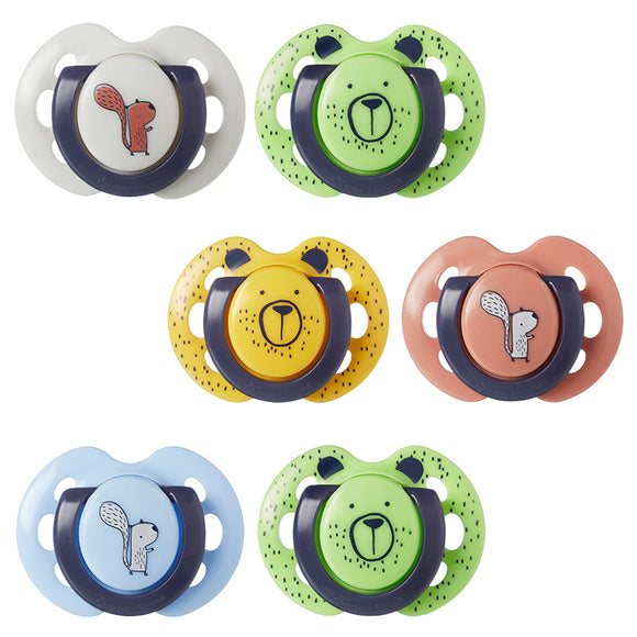 Fun Friends Soother, 0-6 Months, Pack of 2