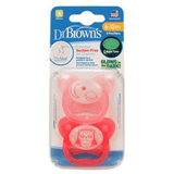 PreVent Glow in the Dark Butterfly Pacifier, 6-12M Pack of 2