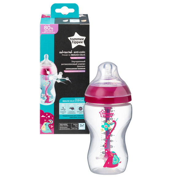 Advanced Anti Colic Decorated Pink 260ML