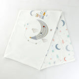 Cotton Blanket... Coated Cotton Moon Printed