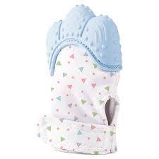 Tooth scarifying gloves pink and blue - Mommy And Me