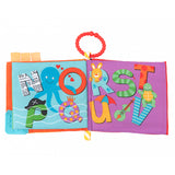 Educational cloth book with teether ABC