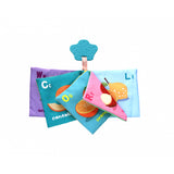 Educational cloth book with teether Fruits
