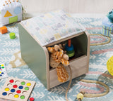 Montes Natural Play Desk + TOY BOX/PUFF