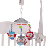Musical mobile with projector Owls White - Mommy And Me
