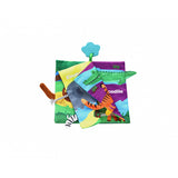 Educational cloth book with teether Jungly tails