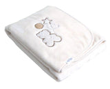 LUXURY BLANKET WITH EMBROIDERY 80-110 CM - Mommy And Me