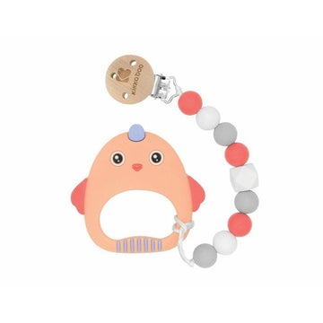 Pacifier Clip with Silicone Teether - Mommy And Me
