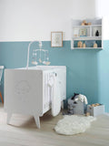 Baby cot "Dream cloud" - white - Mommy And Me