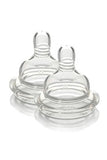 Silicone Bottle Teats with Storage Box / 12+ Month, Pack of 2