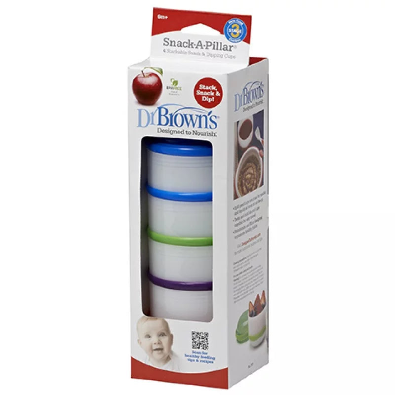 Dr. Brown's™ Snack-A-Pillar™ Snack and Dipping Cups, 4 Count