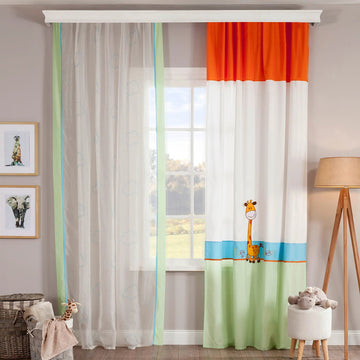 Baby Safari Sheer & Curtain