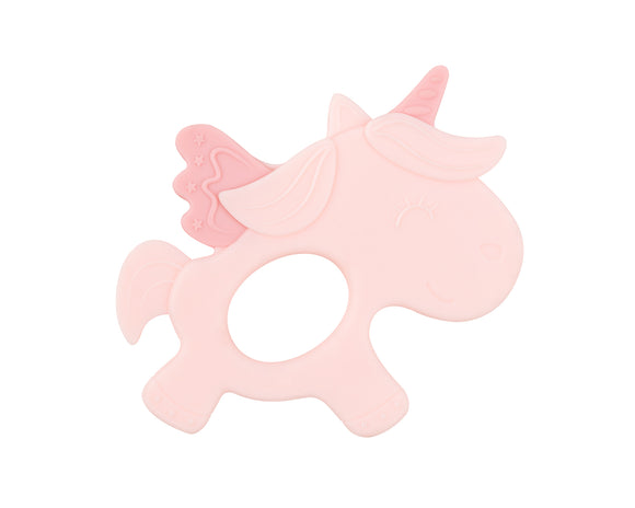 Silicone teether Unicorn Pink