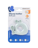 Silicone teether Whale Mint